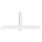 Ekena Millwork Eugene Architectural Grade PVC Gable Bracket, 84"W x 35"H x 6"D x 6"F, 10/12 Pitch GBP084X35X0606EUG00 - alternate 5